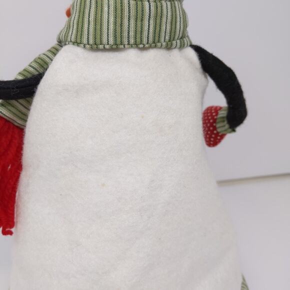 Pottery Barn Kids Snowman Christmas Tree Topper Felt Fabric Old Fashioned in Box - Picture 9 of 15